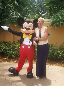 Karen and her pal, Mickey